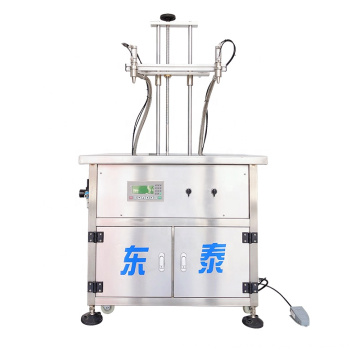 Semi automatic small vegetable palm oil bottle filling machine